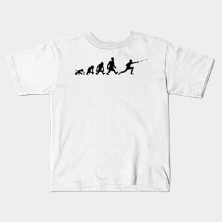 fencing evolution Kids T-Shirt